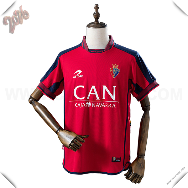 Primera Camiseta de Osasuna Retro Rojo 2000/2002