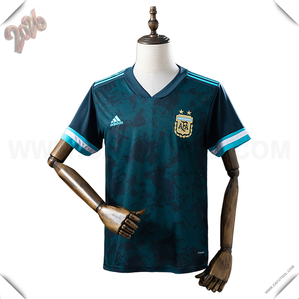 Segunda Camiseta de Argentina Retro Verde oscuro 2021