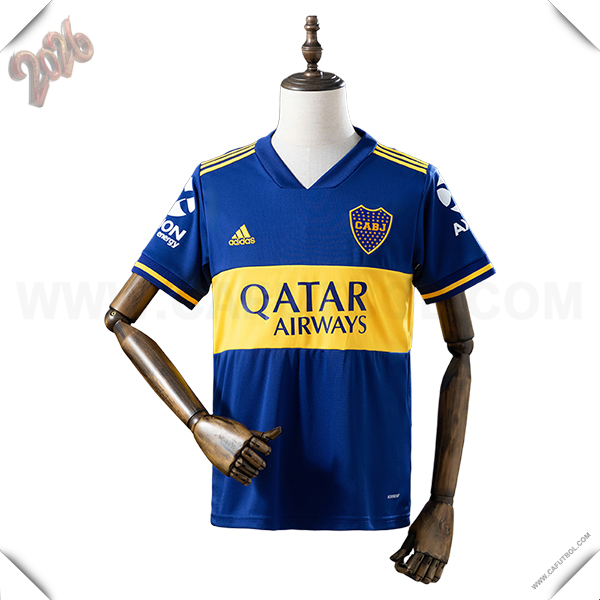 Primera Camiseta de Boca Juniors Retro AMARILLO/Azul 2020/2021