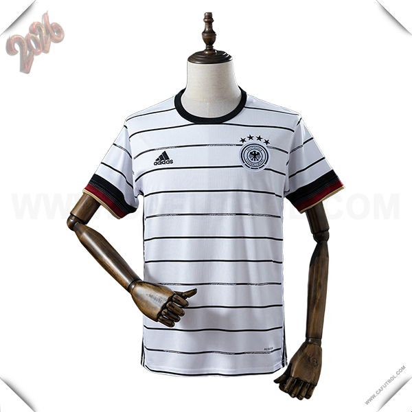 Primera Camiseta de Alemania Retro Blanco 2020