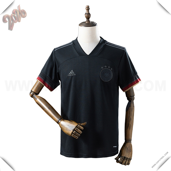Segunda Camiseta de Alemania Retro Negro 2021