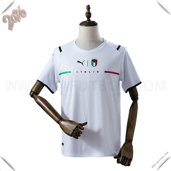 Segunda Camiseta de Italia Retro Blanco 2022