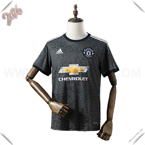Segunda Camiseta de Manchester United Retro Negro 2020/2021