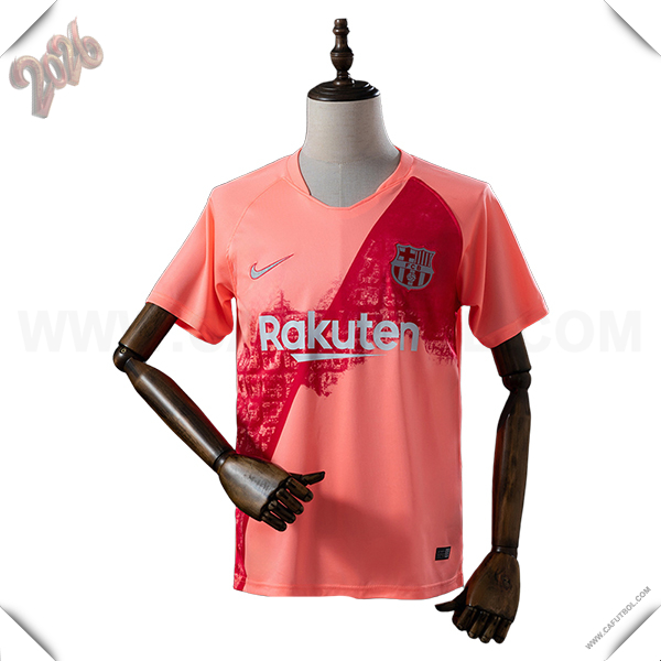 Tercero Camiseta de FC Barcelona Retro Sandia Roja 2018/2019
