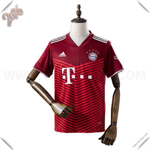 Primera Camiseta de Bayern Munich Retro Rojo 2021/2022