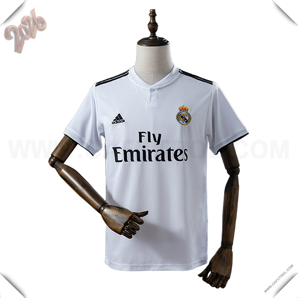Primera Camiseta de Real Madrid Retro Azul Marina 2018/2019