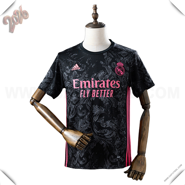 Tercero Camiseta de Real Madrid Retro Blanco 2020/2021