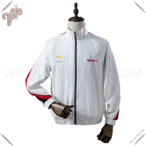 Rompevientos AC Milan Blanco/Rojo/Negro 2025 2026