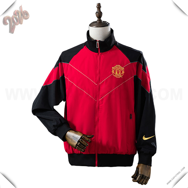 Rompevientos Manchester United Negro/Rojo 2025 2026