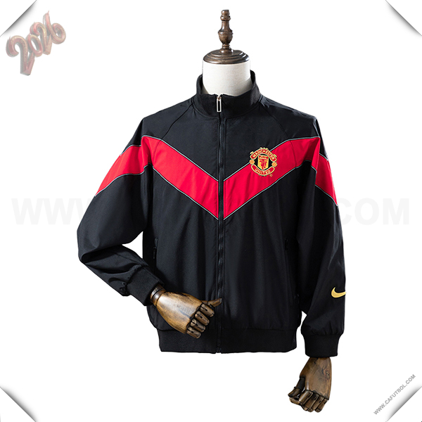 Rompevientos Manchester United Negro/Rojo 2025 2026 -02
