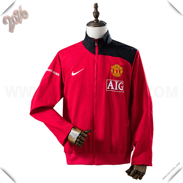 Rompevientos Manchester United Rojo/Negro 2025 2026