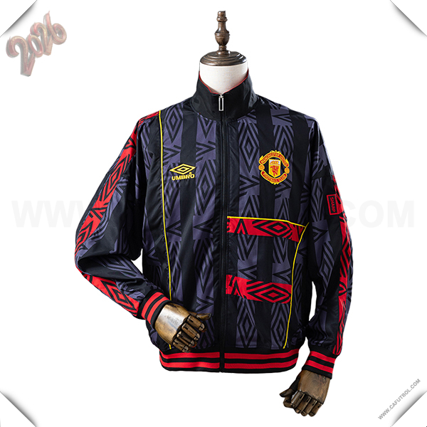 Rompevientos Manchester United Violeta/Negro/Rojo 2025 2026