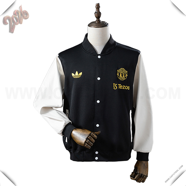 Rompevientos Manchester United Negro/Blanco 2025 2026