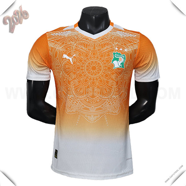 Camiseta Equipo de Costa de Marfil Edicion Especial 2026/2027 Naranja