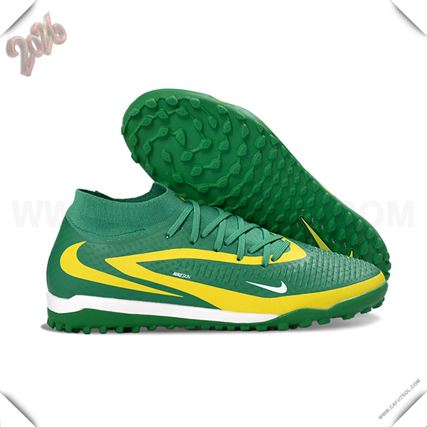 Nike Botas De Fútbol Phantom GX III Elite TF Verde/Amarillo