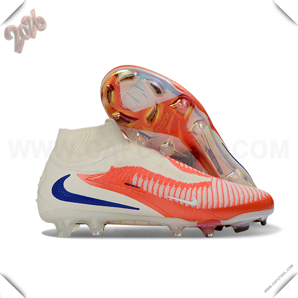 Nike Botas De Fútbol Phantom GX III Elite FG Beige/Naranja/Azul