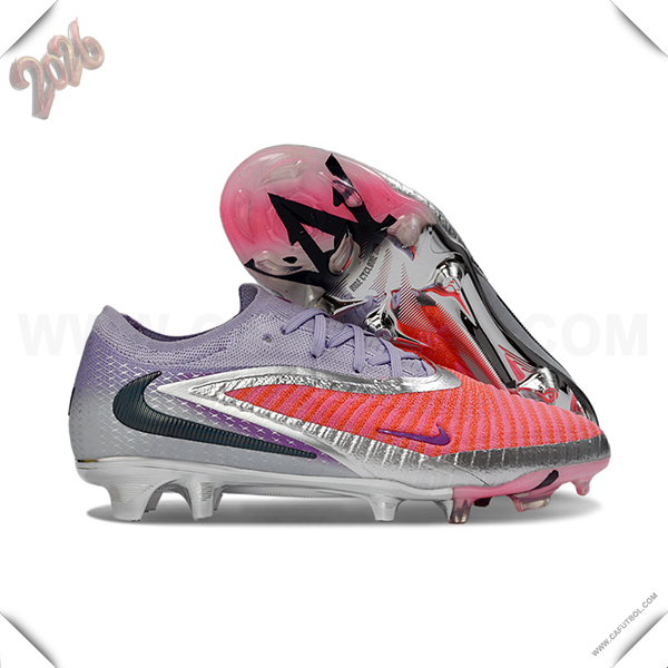 Nike Botas De Fútbol Phantom GX III Elite FG Violeta/Naranja/Gris
