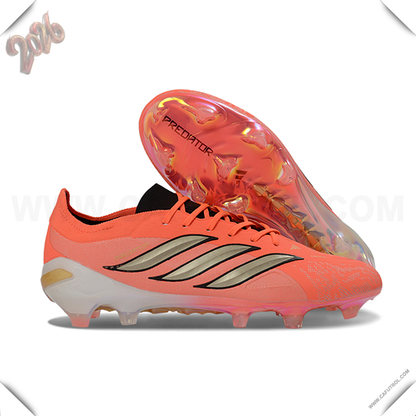 Adidas Botas De Fútbol 26 Predator Elite Tongue FG Naranja/Amarillo