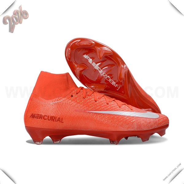 Nike Botas De Fútbol Air Zoom Mercurial Superfly IIX Elite FG Rojo/Blanco