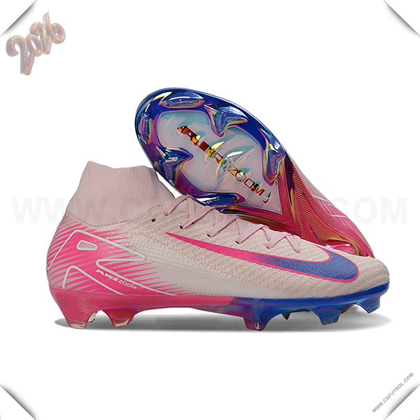 Nike Botas De Fútbol Air Zoom Mercurial Superfly IIX Elite FG Rosa/Blu