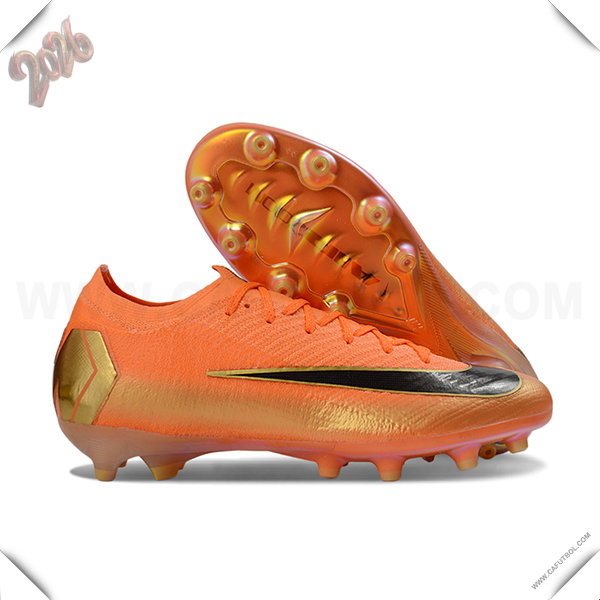 Nike Botas De Fútbol AIR Zoom Mercurial Vapor 16 Elite XXV AG Naranja/Negro -02