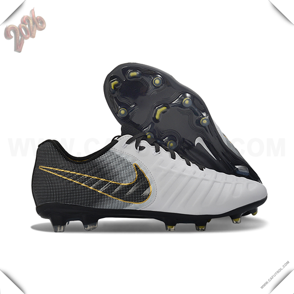 Nike Botas De Fútbol Tiempo Legend VII Elite LUXE FG Negro/Gris