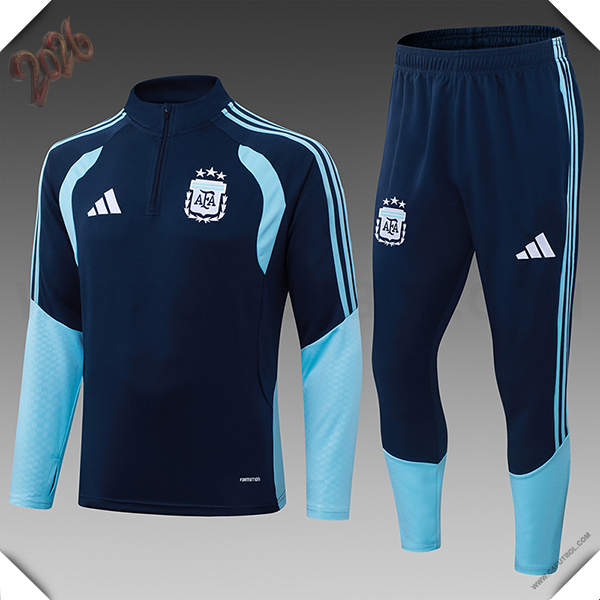 Chandal de Futbol Argentina Ninos azul real 2025 2026