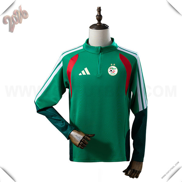 Sudadera Entrenamiento Argelia Verde/Blanco/Rojo 2025 2026