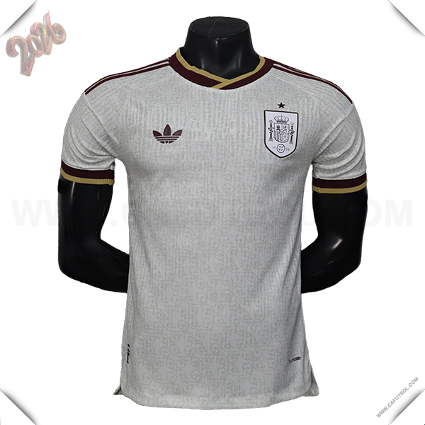 Segunda Camiseta Equipo de Espana Blanco Copa Mundial 2026