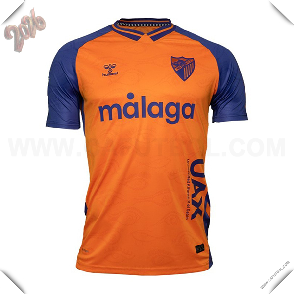 Nuevo Camiseta de Malaga Tercero 2025 2026 Naranja