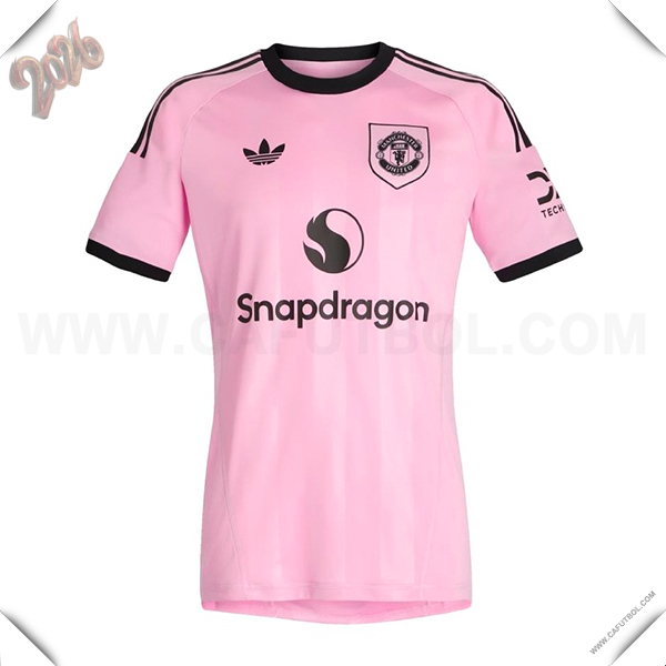 Camiseta de Portero Manchester United 2025 2026 Rosa