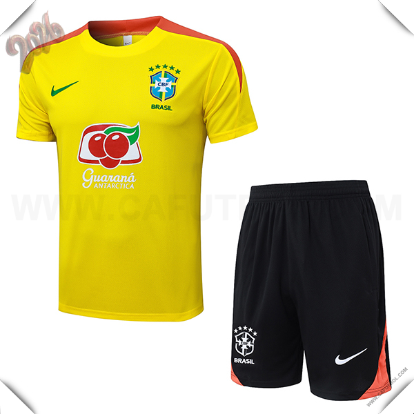 Training T-Shirt Al-Ittihad Amarillo/Naranja 2025/2026