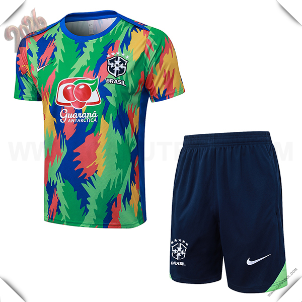 Training T-Shirt Brasil Verde/Azul 2025/2026
