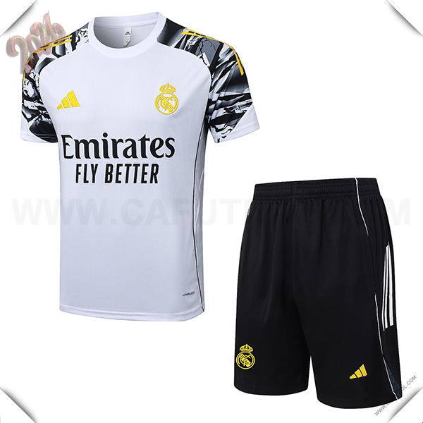 Training T-Shirt Real Madrid Blanco/Negro 2025/2026