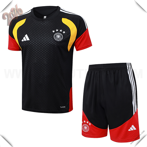 Training T-Shirt Alemania Negro/Rojo 2025/2026