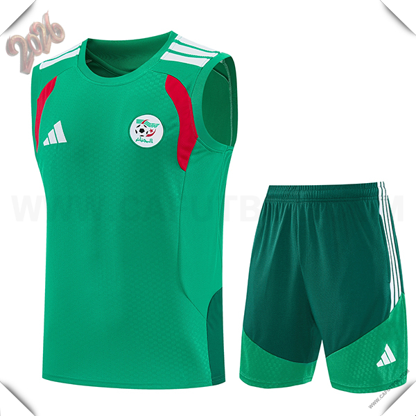 Camiseta Entrenamiento sin mangas Algeria Verde/Blanco/Rojo 2025/2026