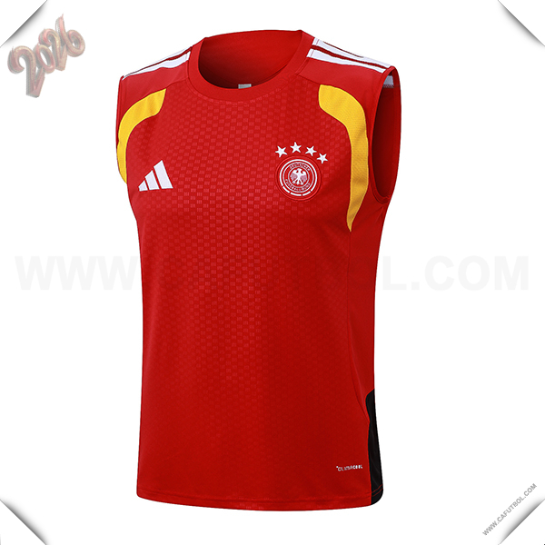 Chalecos De Futbol Alemania Rojo/Amarillo 2025/2026