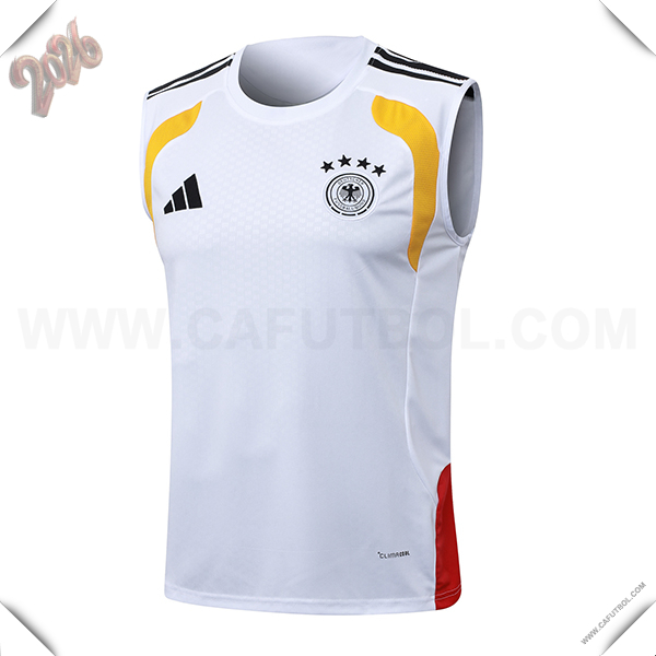 Chalecos De Futbol Alemania Blanco/Rojo/Amarillo 2025/2026