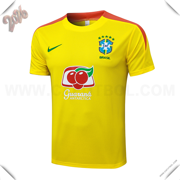 Training T-Shirt Al-Ittihad Amarillo/Naranja 2025/2026