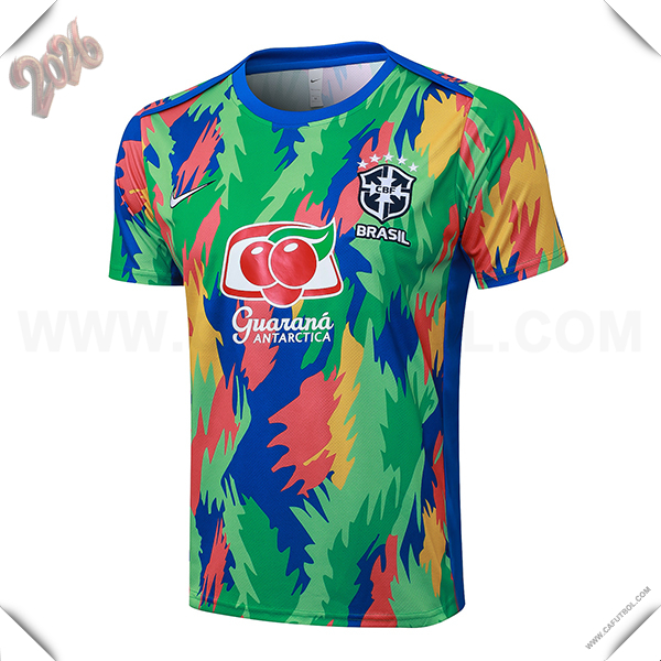 Training T-Shirt Brasil Verde/Azul 2025/2026