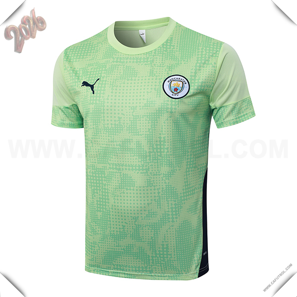 Training T-Shirt Manchester City Verde/Azul 2025/2026