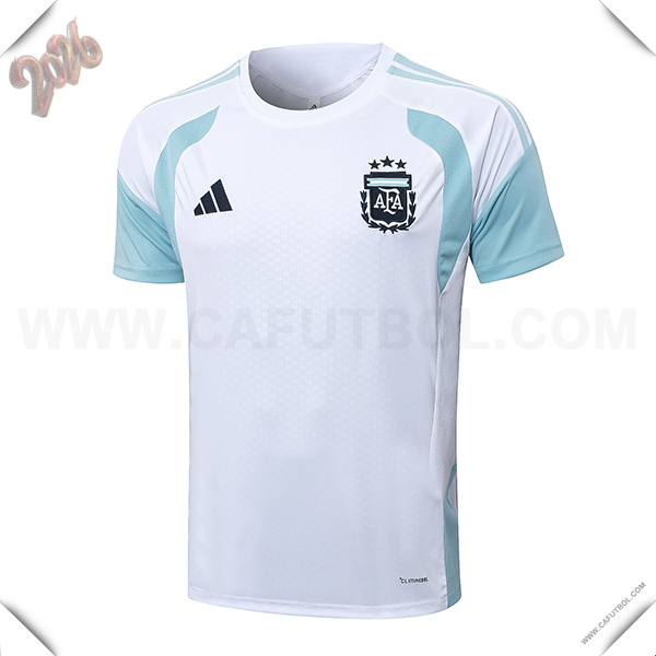 Training T-Shirt Argentina Blanco/Azul 2025/2026 -02