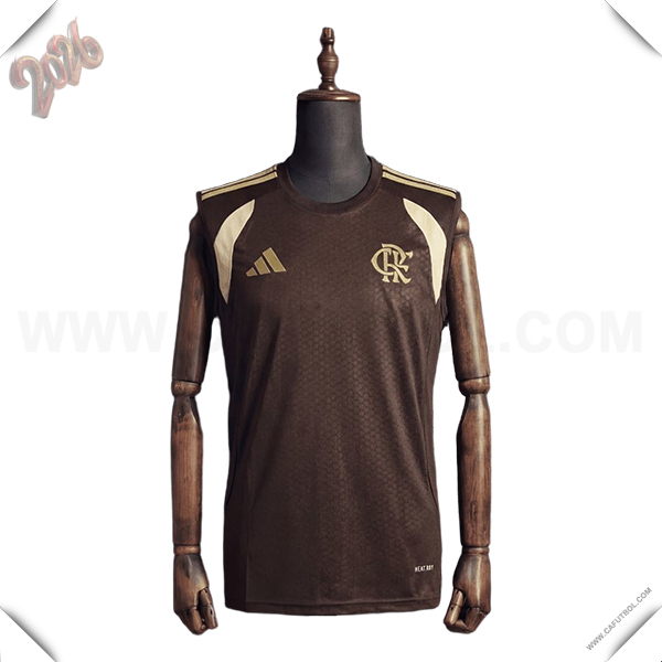 Chalecos De Futbol Flamengo Marrón/Beige 2025/2026