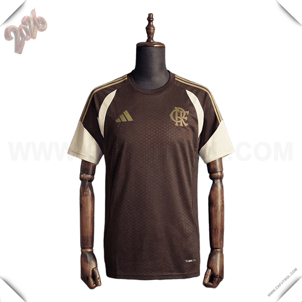 Training T-Shirt Flamengo Marrón/Beige 2025/2026