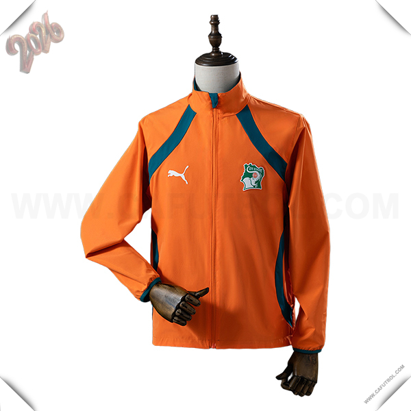 Rompevientos Costa De Marfil Naranja/Verde 2025/2026