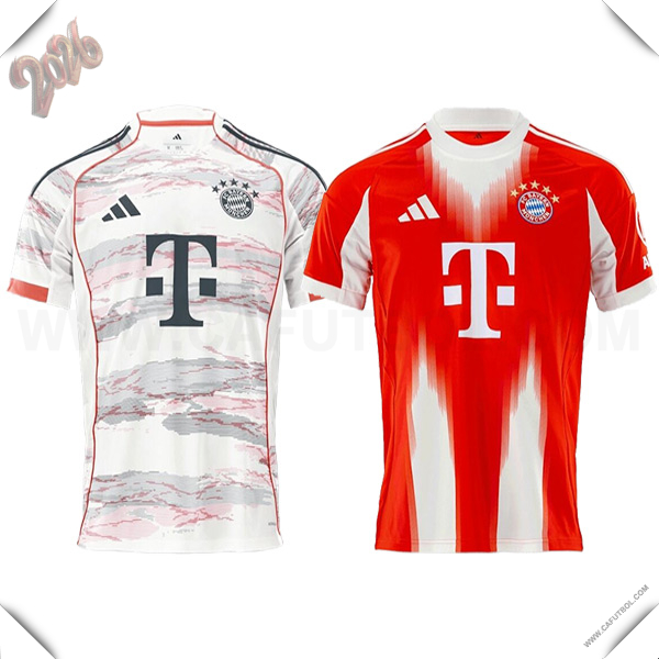 Camisetas De Futbol Bayern Munich Caja de Regalo Promocional Primera + Segunda 2025/2026