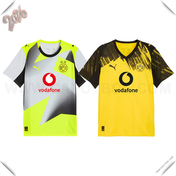 Camisetas De Futbol Dortmund Caja de Regalo Promocional Primera + Segunda 2025/2026