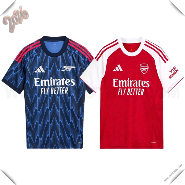 Camisetas De Futbol Arsenal Caja de Regalo Promocional Primera + Segunda 2025/2026