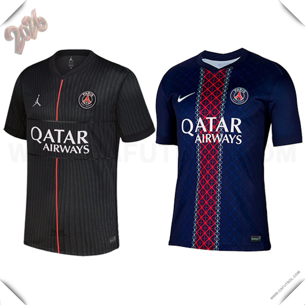 Camisetas De Futbol PSG Caja de Regalo Promocional Primera + Segunda 2025/2026
