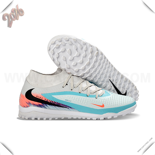 Nike Botas De Fútbol Phantom GX III Elite TF Blanco/Azul/Naranja/Negro